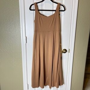 Tan Sleeveless Dress
